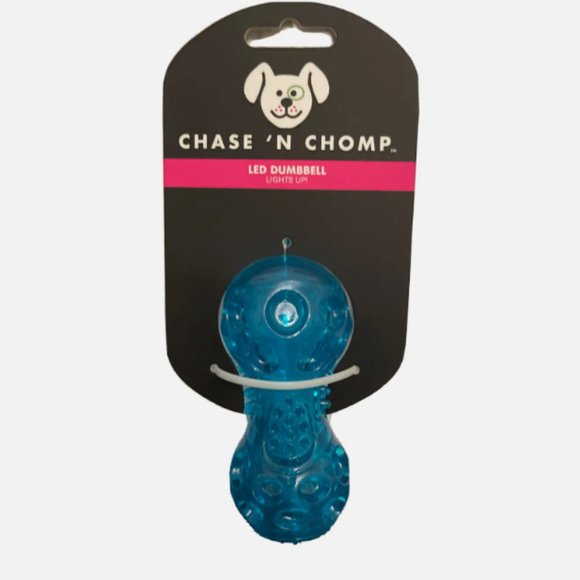 Chase 'n Chomp - LED Dumbbell - Toy for Pets - Lights Up - Picture 1 of 3
